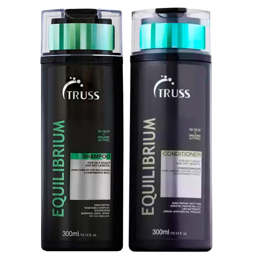 Miniatura Truss Professional Equilibrium Kit - Shampoo + Condicionador Kit