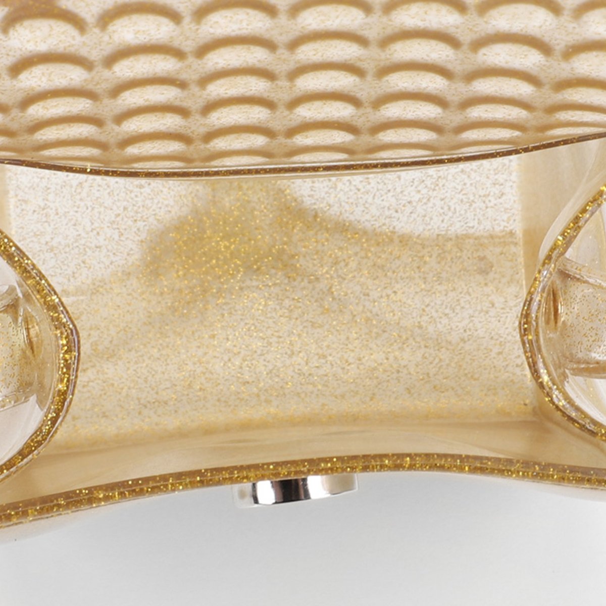 Miniatura Kit Chinelo Tropical Brasil Estampado Slim Feminino Dourado - 33/34