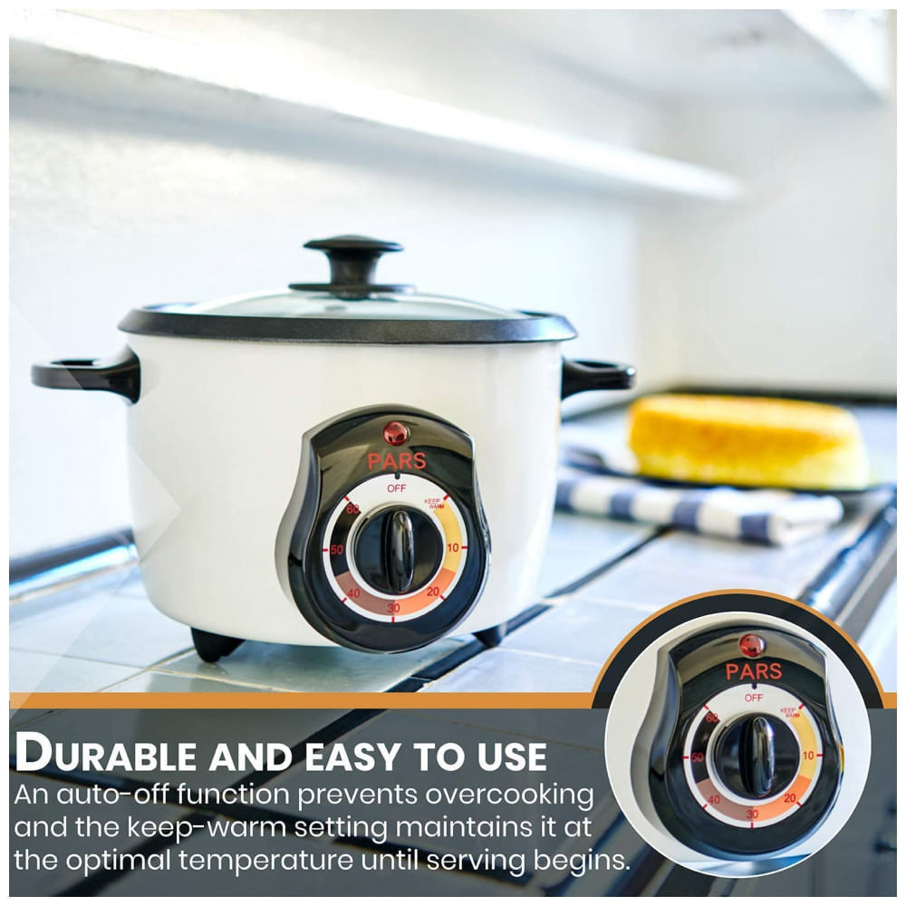 Miniatura Pars Automatic Persian Rice Cooker Tahdig Rice Maker Perfect Rice Crust 3 Cup