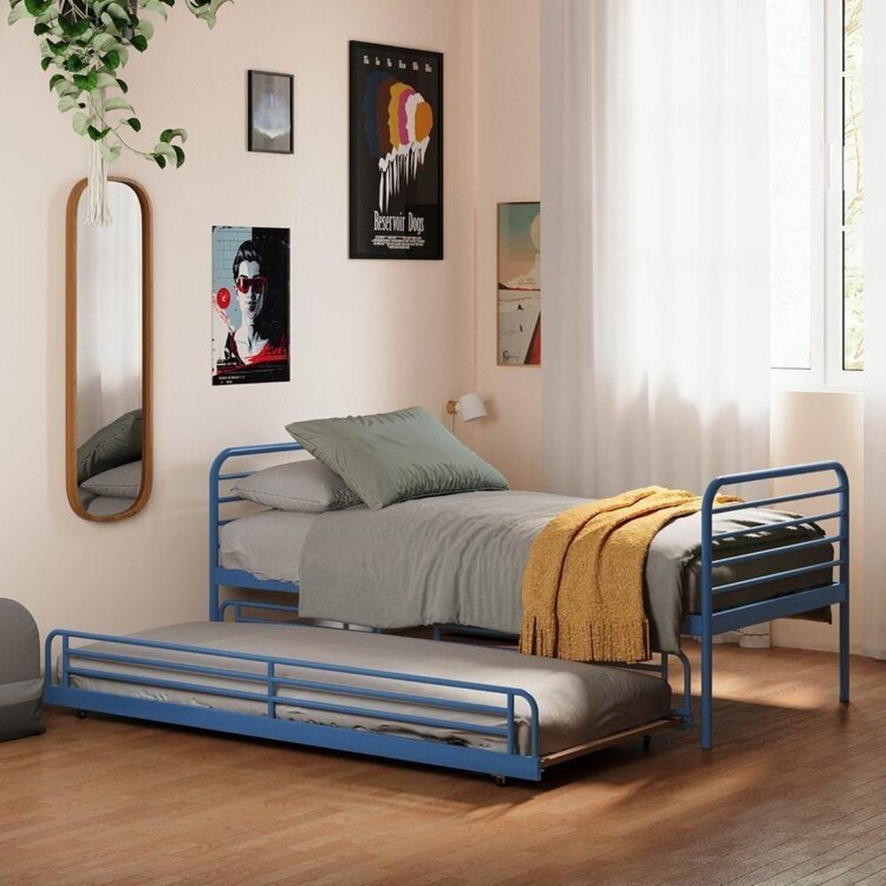 Miniatura Conjunto Bicama Infantil / Juvenil Teko Casatema Azul /Álamo