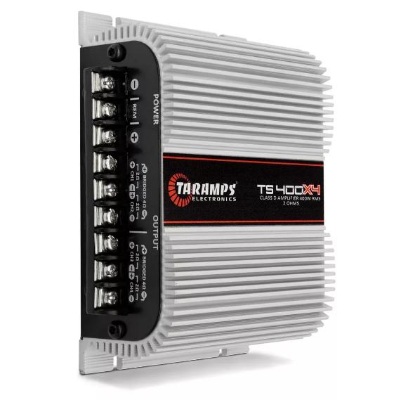 Miniatura Módulo De Potência Ts400 Taramps 4x100w Rms 2 Ohms Ts 400