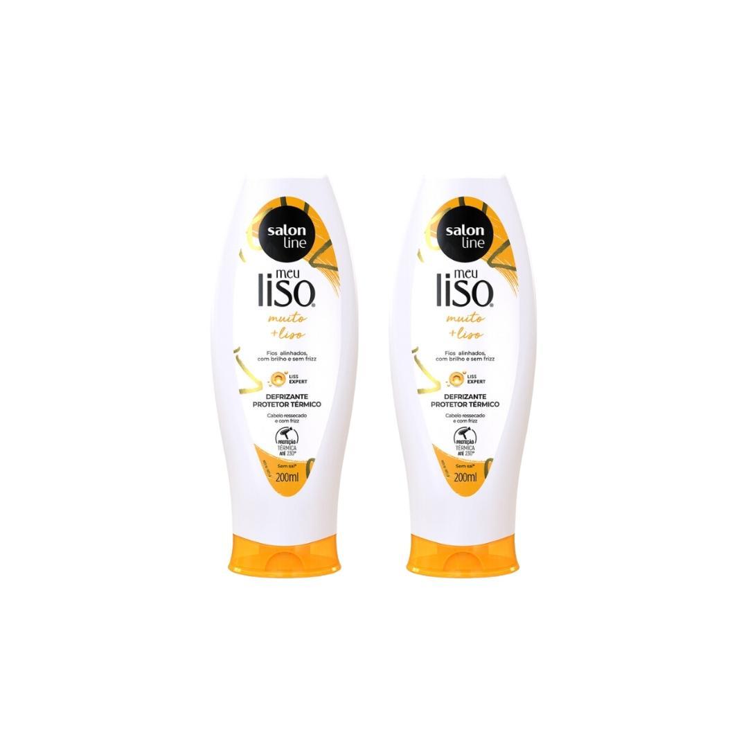 Miniatura Defrizante Salon Line Meu Liso Muito+Liso 200Ml - Kit 2Un
