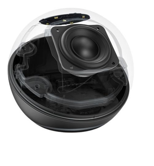 Miniatura Amazon Alexa Echo Dot 4 Geração Smart Speaker Preta Preto - 110V/220V