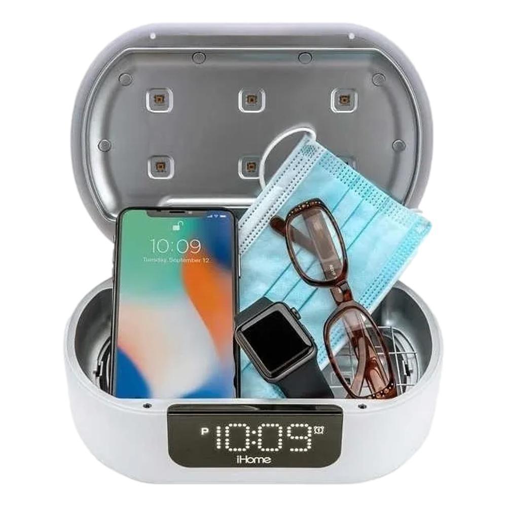 Miniatura Ihome Higienizador Uv360°Alto Falante Despertador Bluetooth