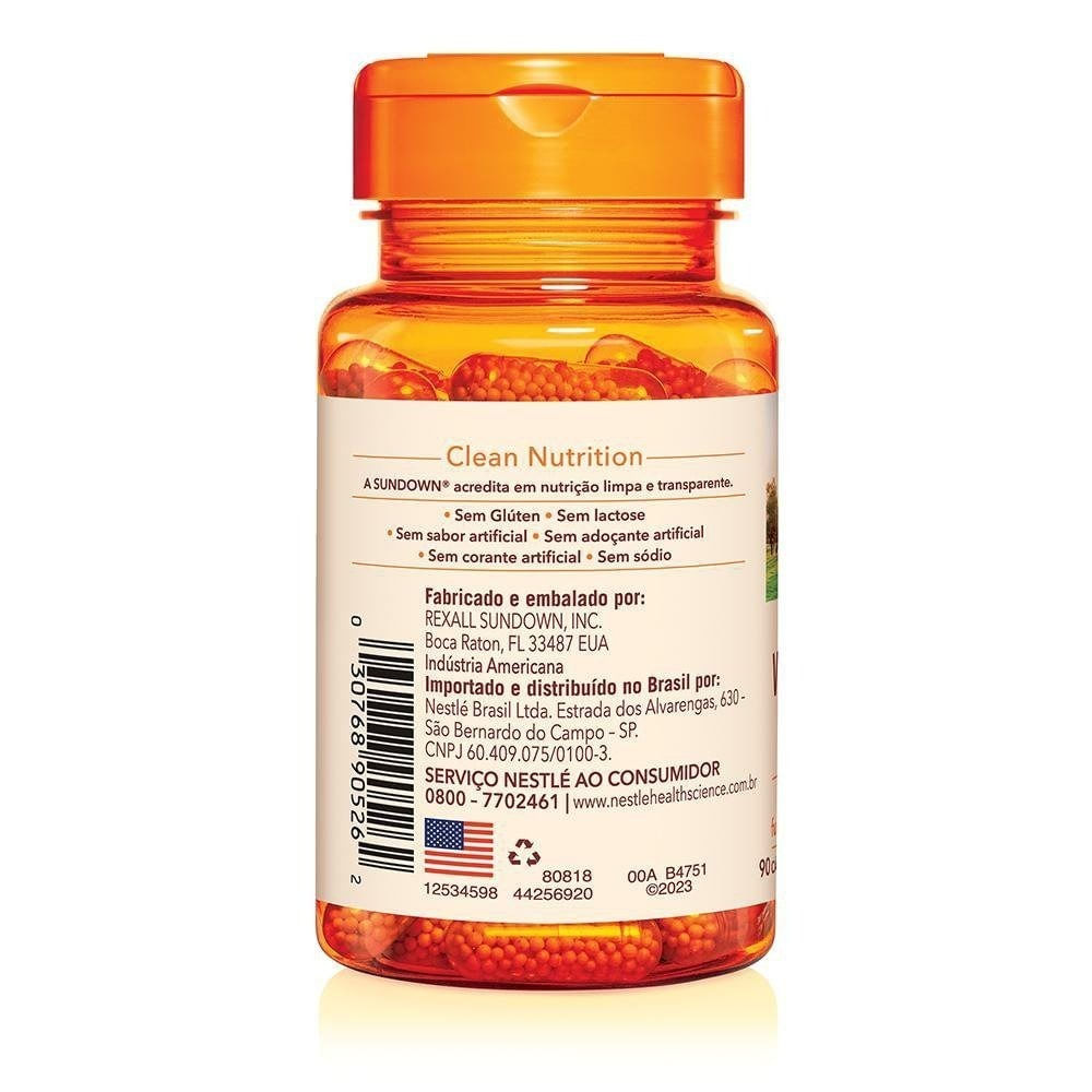 Miniatura Suplemento Alimentar Sundown Vitamina C Time Release 500mg 90 Cápsulas