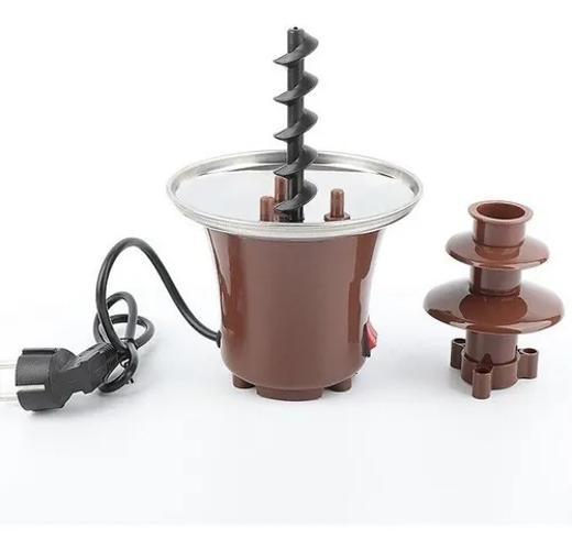 Miniatura Fonte Cascata De Chocolate Fondue Chocofest Maquina Elétrica