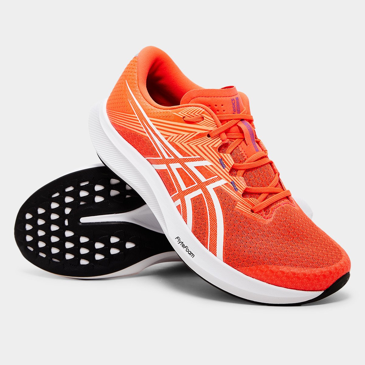 Miniatura Tênis Asics Hyper Speed 5 Masculino Vermelho+Branco - 39