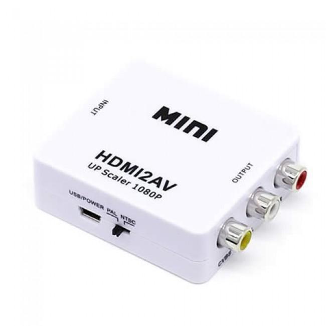 Miniatura Conversor Multimídia Hdmi Para Av (Rca)