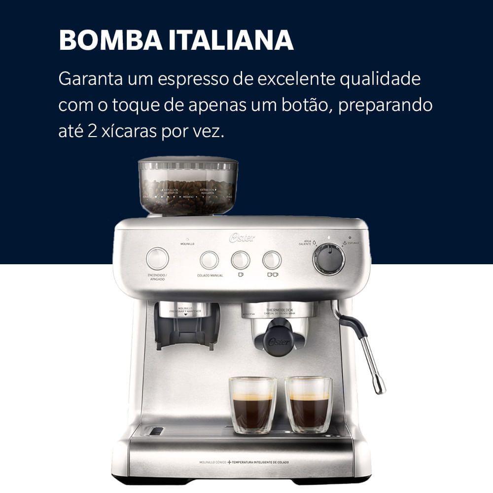 Miniatura Cafeteira Espresso Oster Xpert Perfect Brew 220V