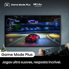 Smart TV 65" UHD 4K Mini LED Hisense 65U6N Google TV, Processador com AI, HDR10+, Dolby Atmos, Sports Mode, Game Mode Plus e Compatível com Alexa
