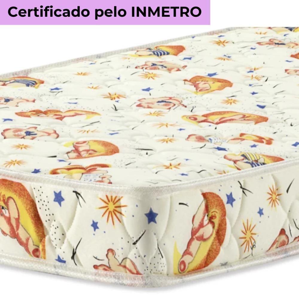 Miniatura Colchao Infantil Mini Cama Nana Nenem 150x70 Umaflex Colorido
