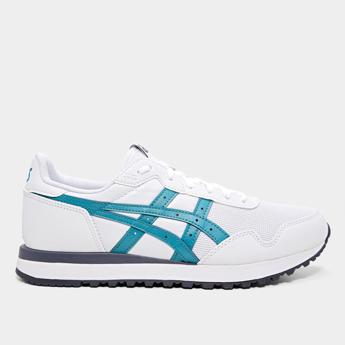 Miniatura Tênis Asics Tiger Runner II Branco+Azul - 35