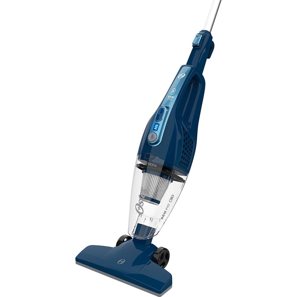 Miniatura Aspirador de Pó Sem Fio Azul Oster 3 em 1 OASP630 Bivolt