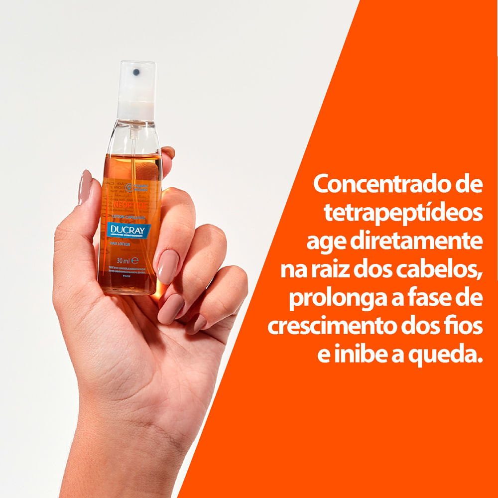 Miniatura Neoptide Loção Capilar Antiqueda Ducray com 3 Frascos de 30ml cada