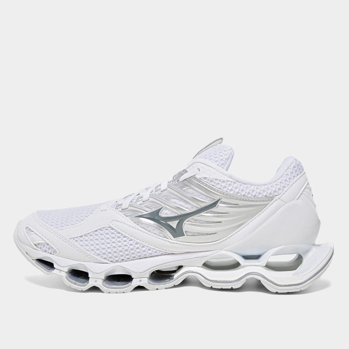 Tênis Mizuno Wave Prophecy 13-S Masculino Branco+prata - 37