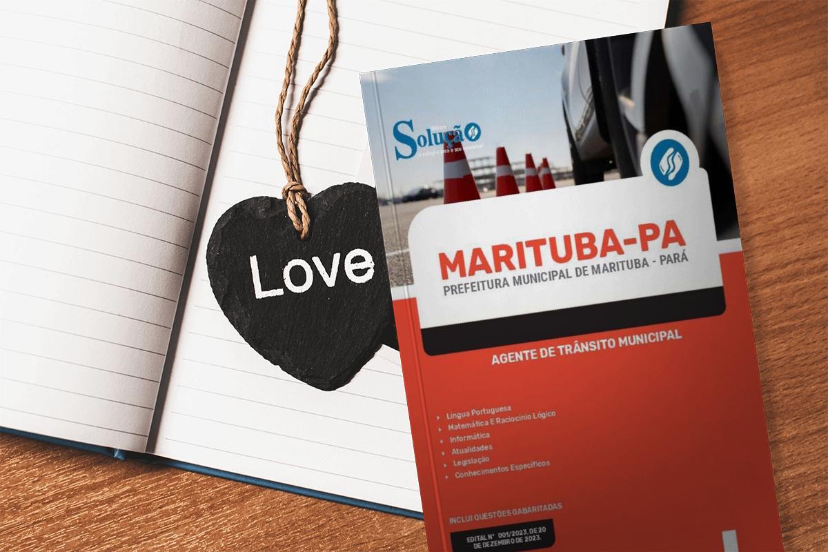Miniatura Apostila Prefeitura Marituba Pa 2024 Agente Trânsito