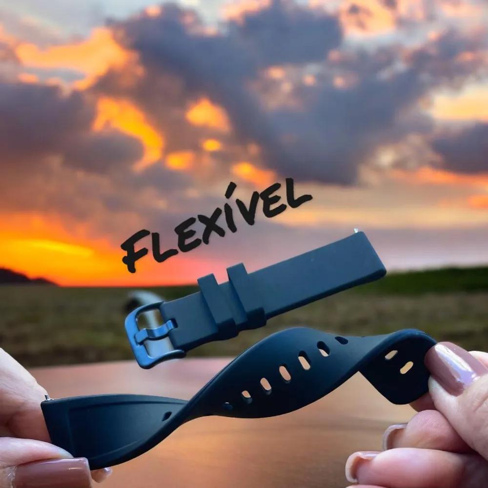 Miniatura Pulseira Amazfit Gts A1914 Silicone 20Mm Preto