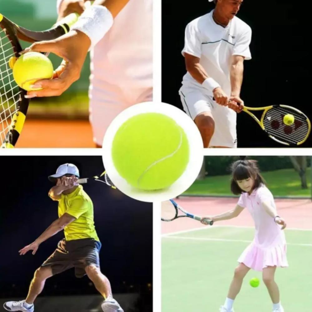 Miniatura Bola De Tenis Championship Bolsa 12 Bolinhas Verde Kit Mala Transporte Treino Werkon