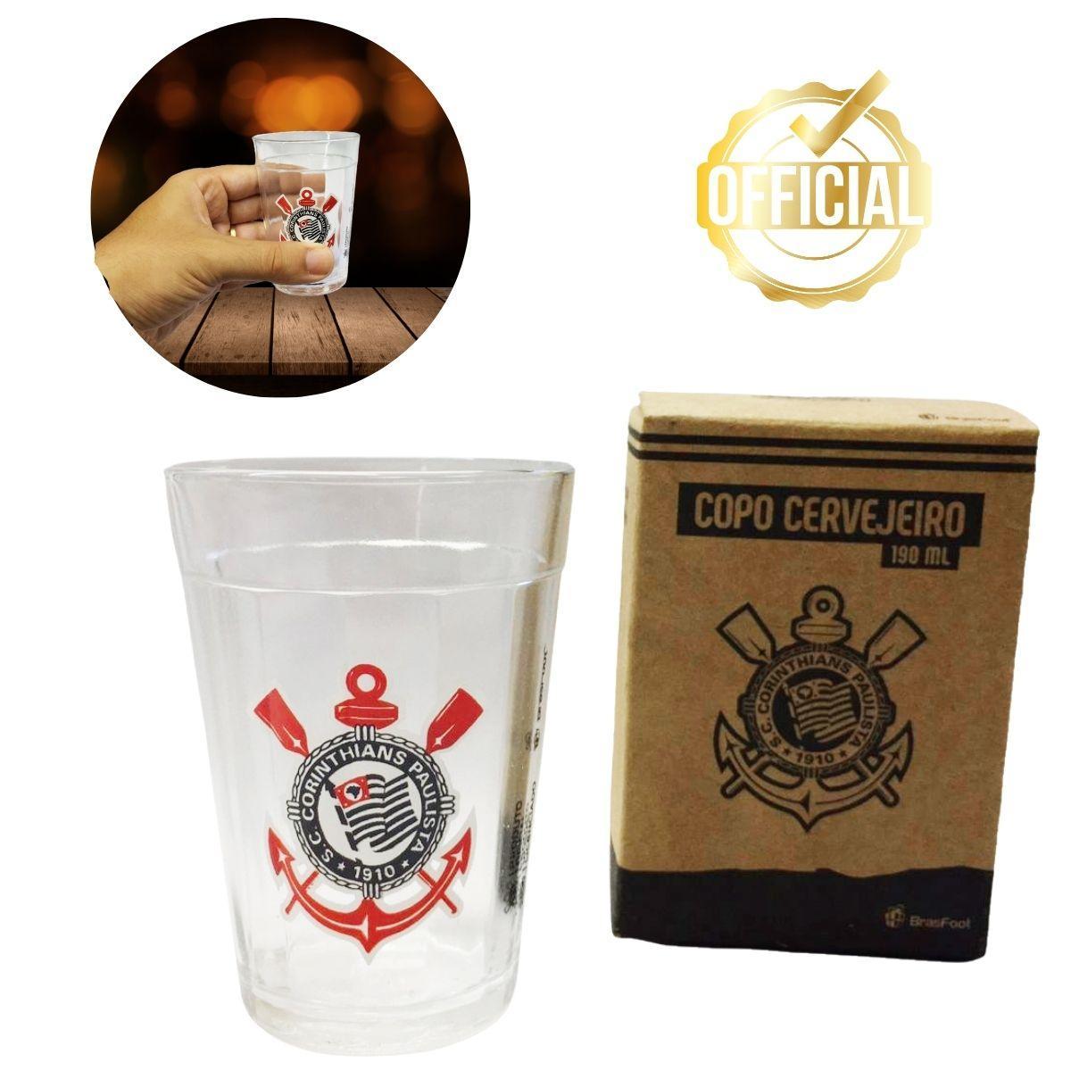 Miniatura Kit 1Un Copo Americano Vidro 190Ml Tradicional + Balde