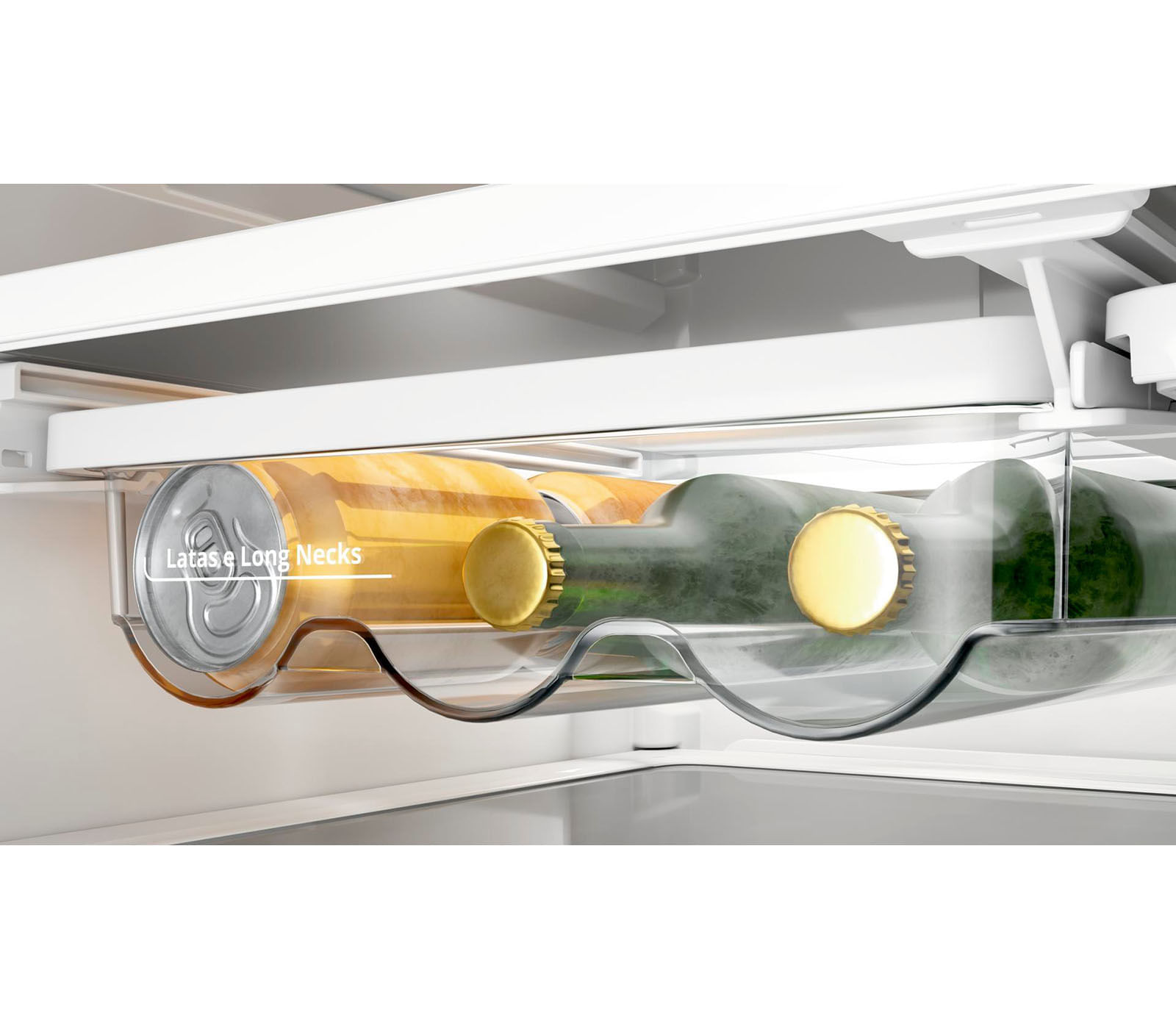 Refrigerador Duplex Brastemp BRM44HK 375 L Inox 127 V