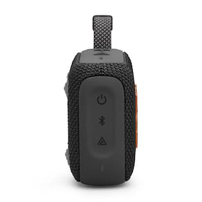 Miniatura Caixa de Som Portátil JBL GO 4 com 4,2 W RMS, Bluetooth 5.3 e Resistência à Água IP67 - Preta