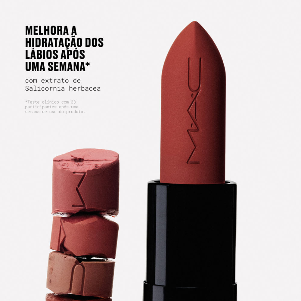Batom Matte Hidratante MAC Powder Kiss A Little Tamed