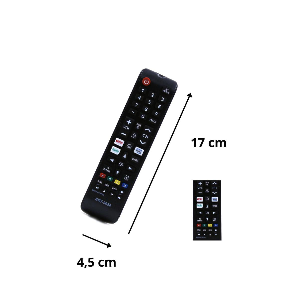 Miniatura Controle Remoto Tv Samsung Un43Ru7100 Un43Ru710D Un43Ru7200