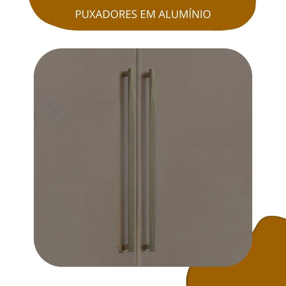 Guarda Roupa Casal 4 Portas Berlim Guarda Roupa Casal 4 Portas 4 Gavetas Berlim Edez Nogueira/Fendi