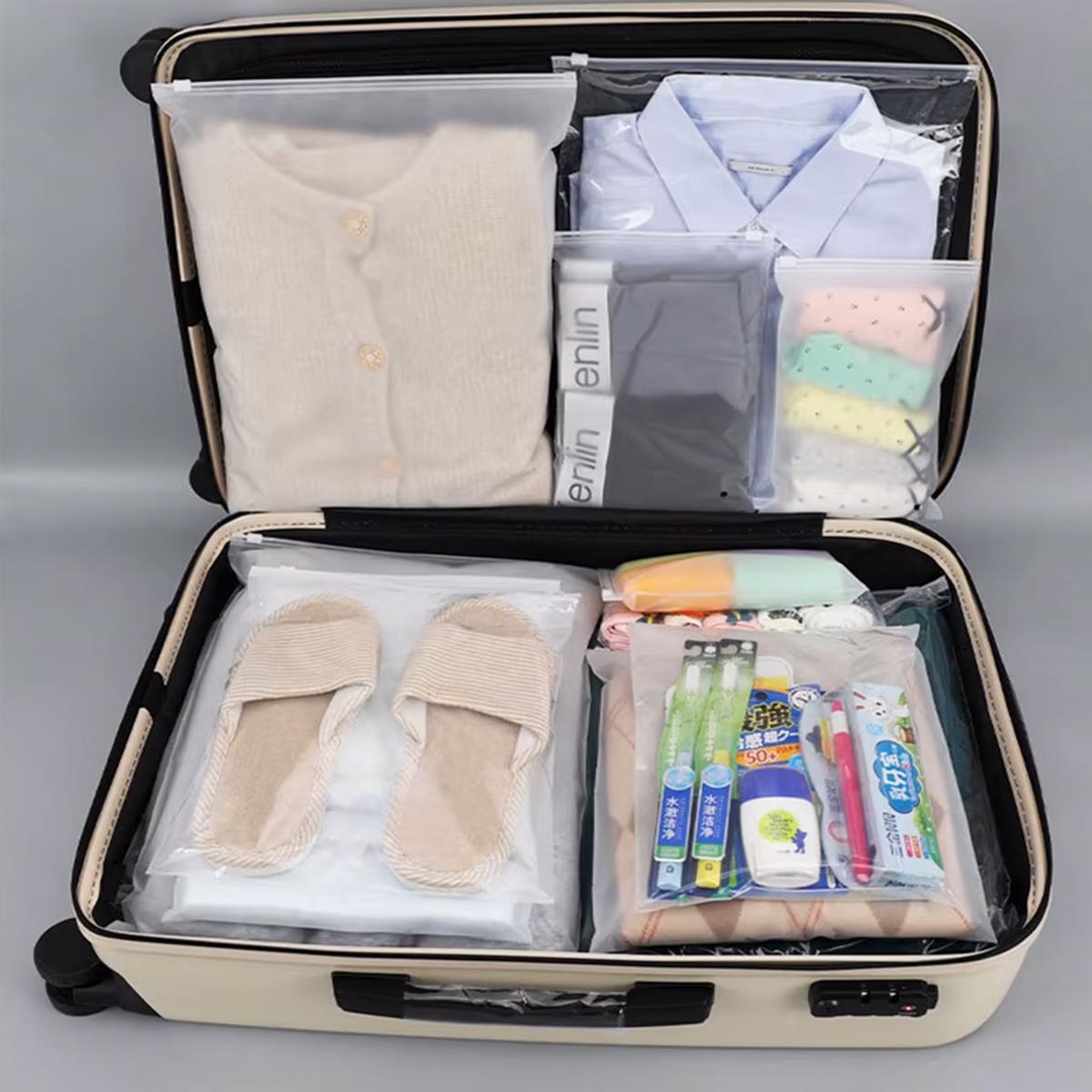 Saco Ziper Fecho 15X20Cm Kit 100Uni Roupa Plástico Embalagem