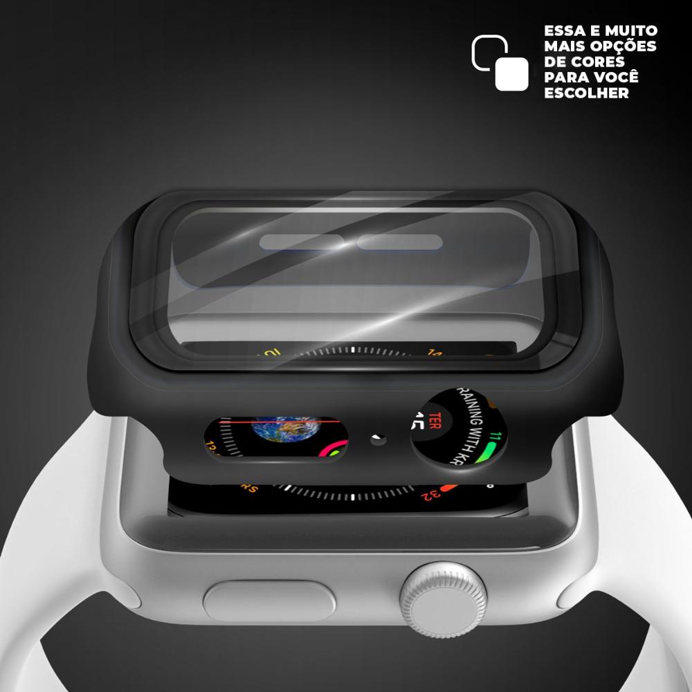 Miniatura Case para Apple Watch 38MM- acompanha película integrada na case - Preta - Gshield