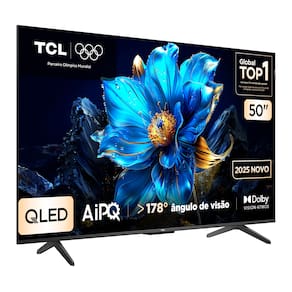 Miniatura Smart TV TCL 50" 4K QLED UHD 50P7K Google TV 60Hz Processador AiPQ Preta