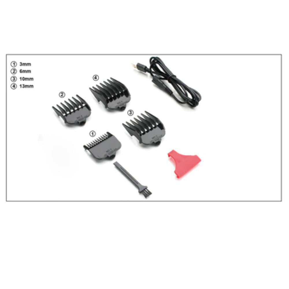 Miniatura Maquina Corta Cabelo Wmark Ng108 Transparente Profissional
