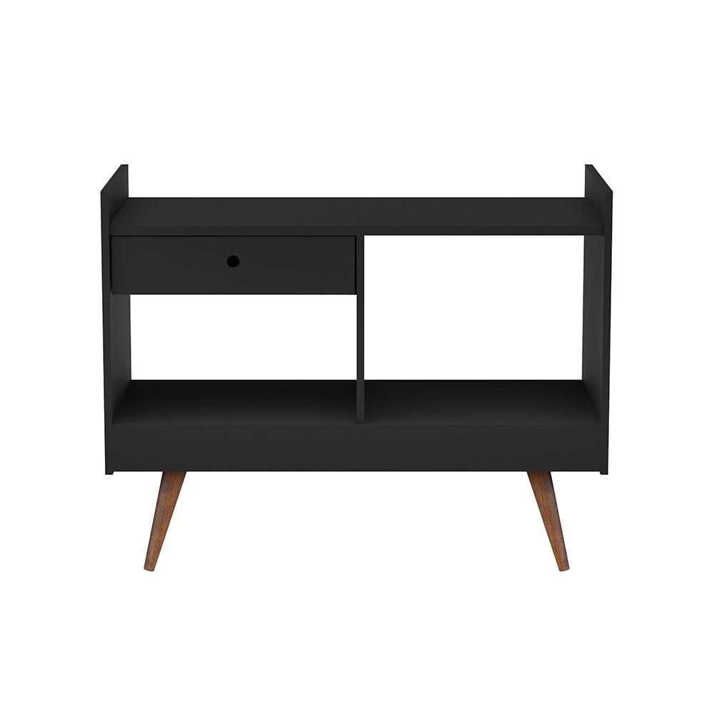 Miniatura Aparador Retrô Divisor De Ambiente Jb 4064 Adega Luxo - Preto - Preto