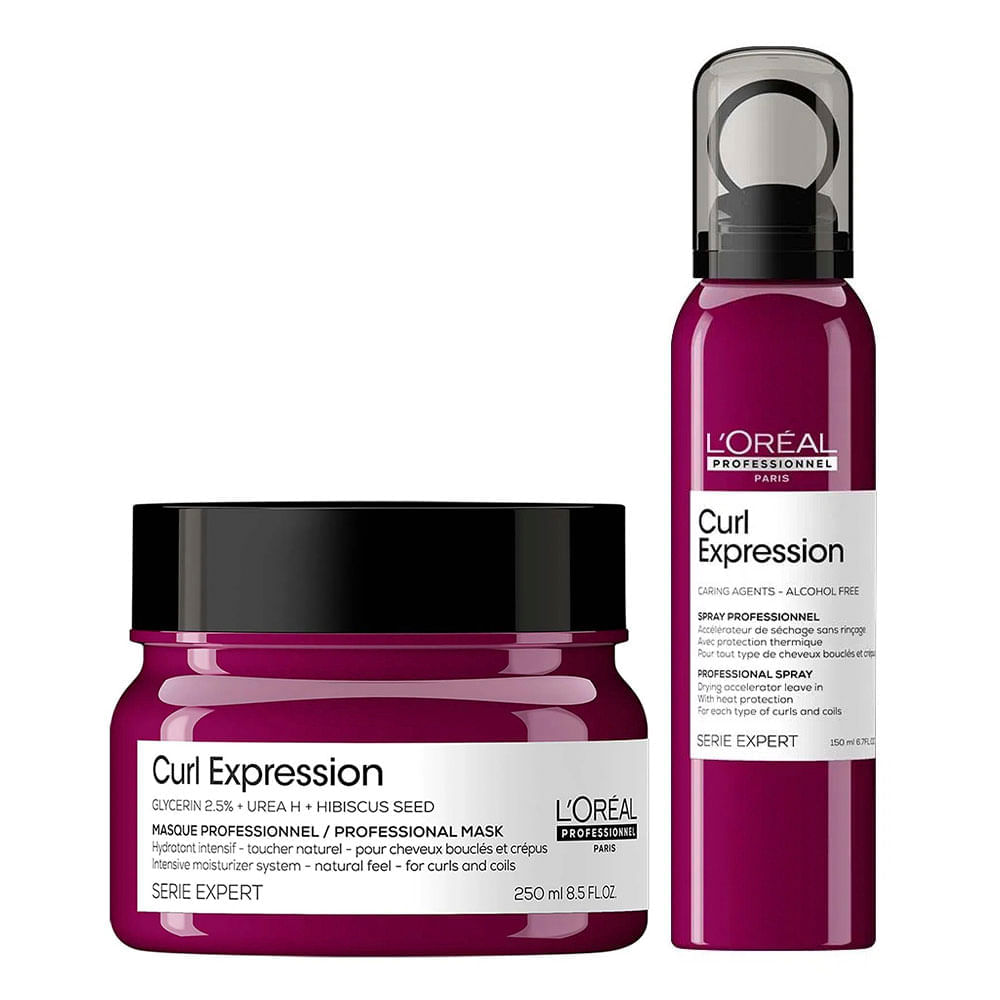 Miniatura L’Oréal Professionnel Curl Expression Serie Expert Kit – Máscara + Acclerator Leave-in Kit