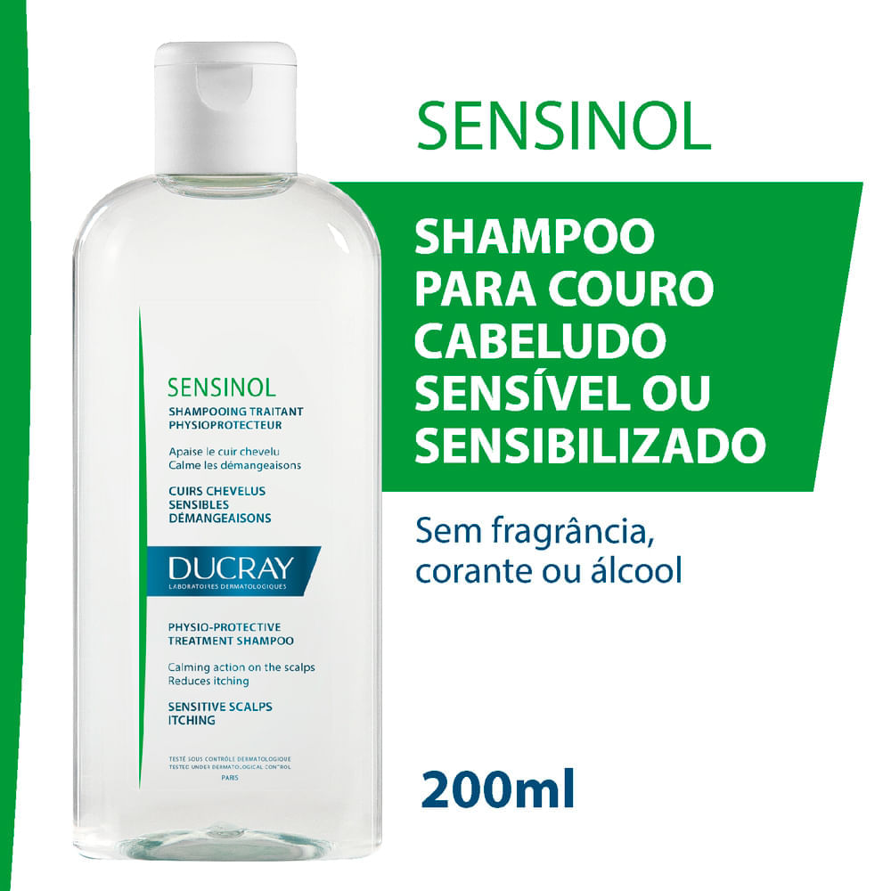 Miniatura Sensinol Ducray Shampoo para Couro Cabeludo Sensível ou Sensibilizado 200ml