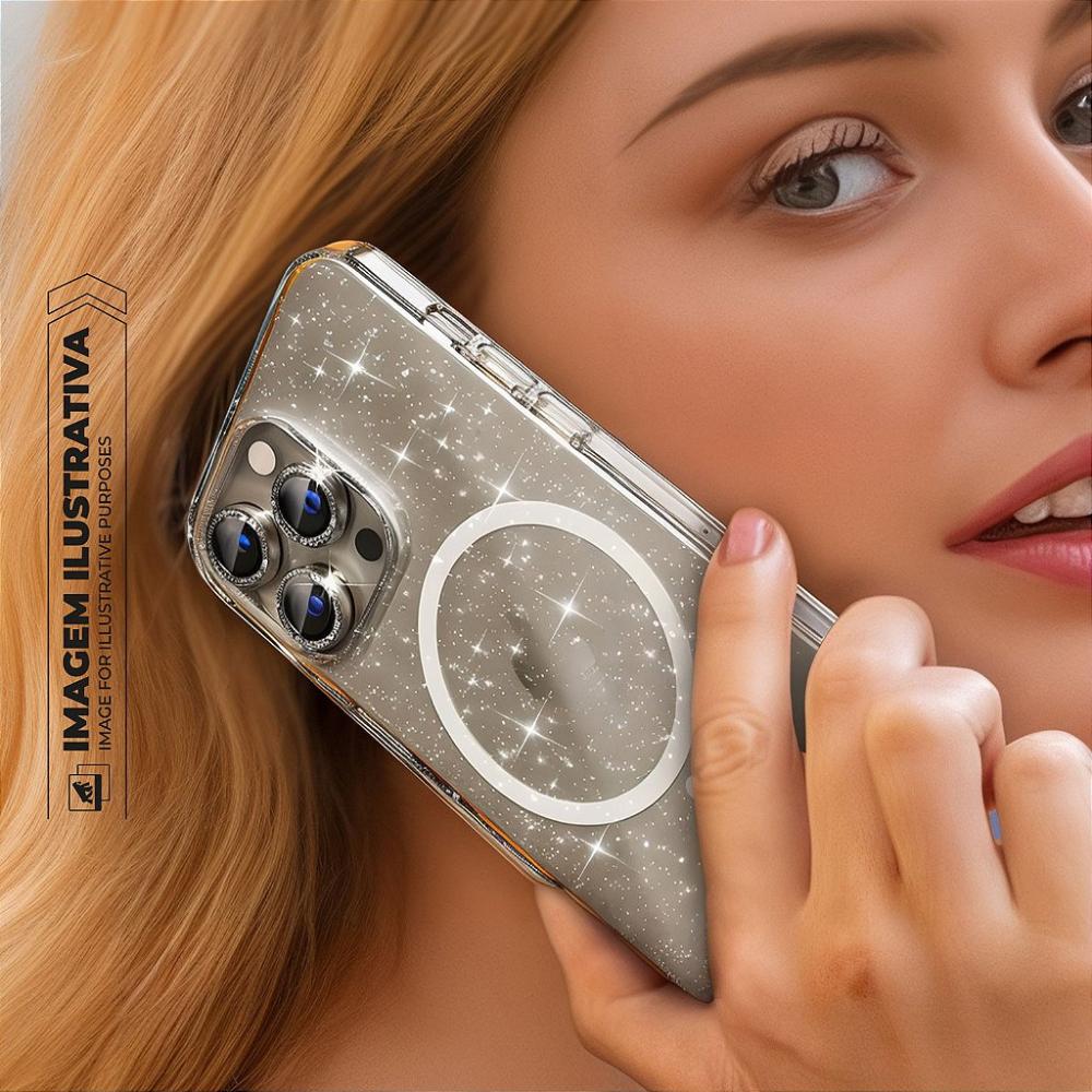 Capa para iPhone 14 Pro Max - MagSafe Glitter - Gshield