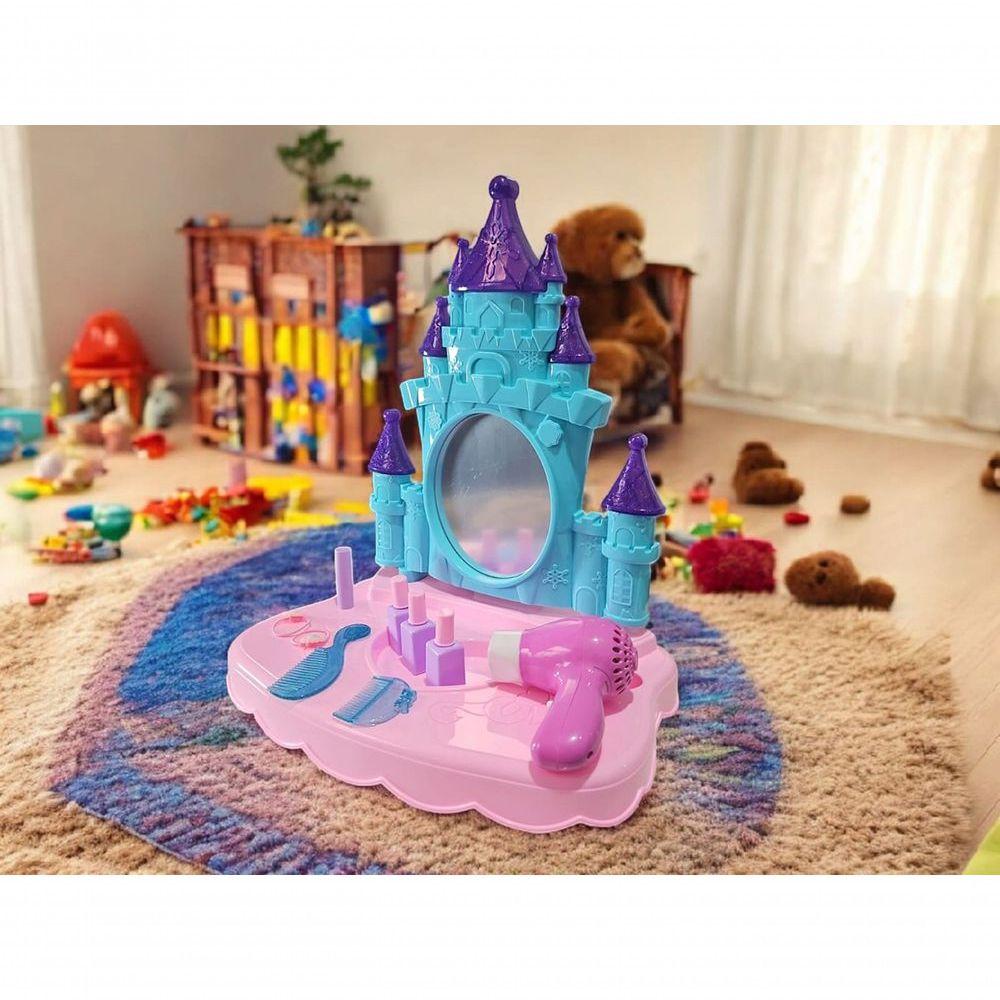 Penteadeira Infantil Encantada Compacta Brinquedo Acessórios