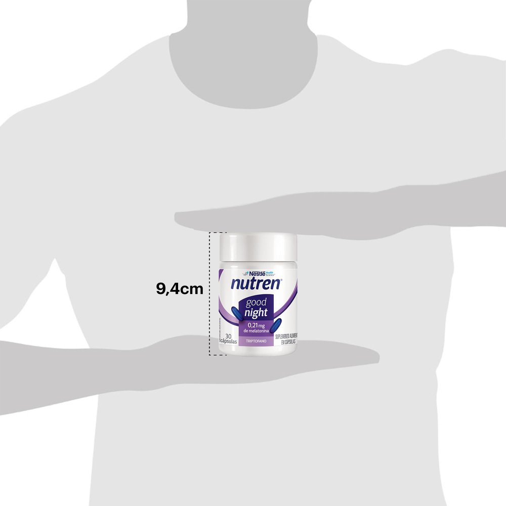 Suplemento Alimentar Nutren Melatonina Good Night 30 Cápsulas