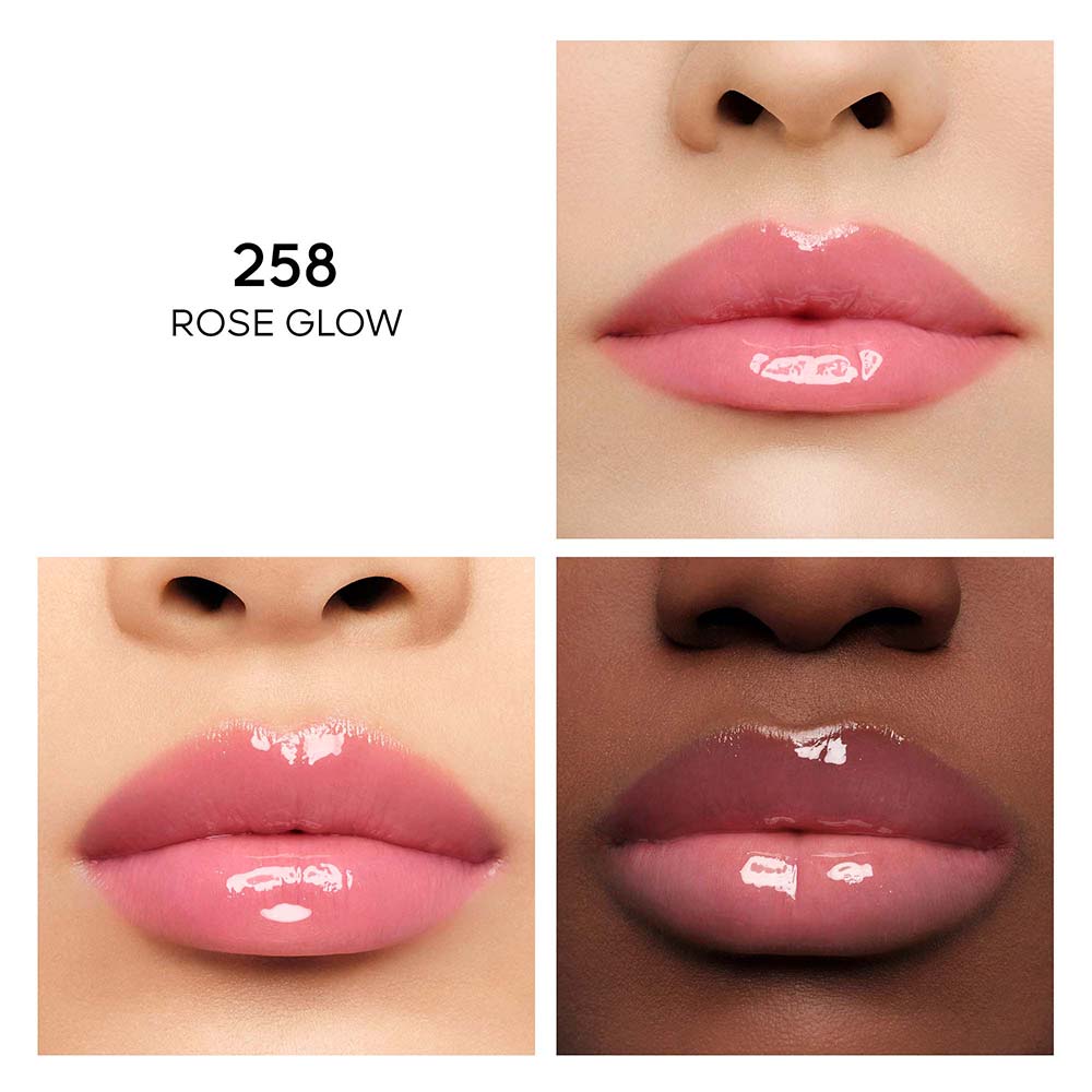 Miniatura Lip Oil Guerlain - Kiss Kiss Bee Glow 258 Rose