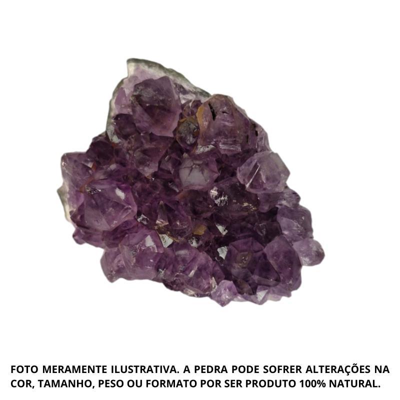 Miniatura Drusa Ametista Pedra Natural Bruta 150 A 300 Gramas Proteção
