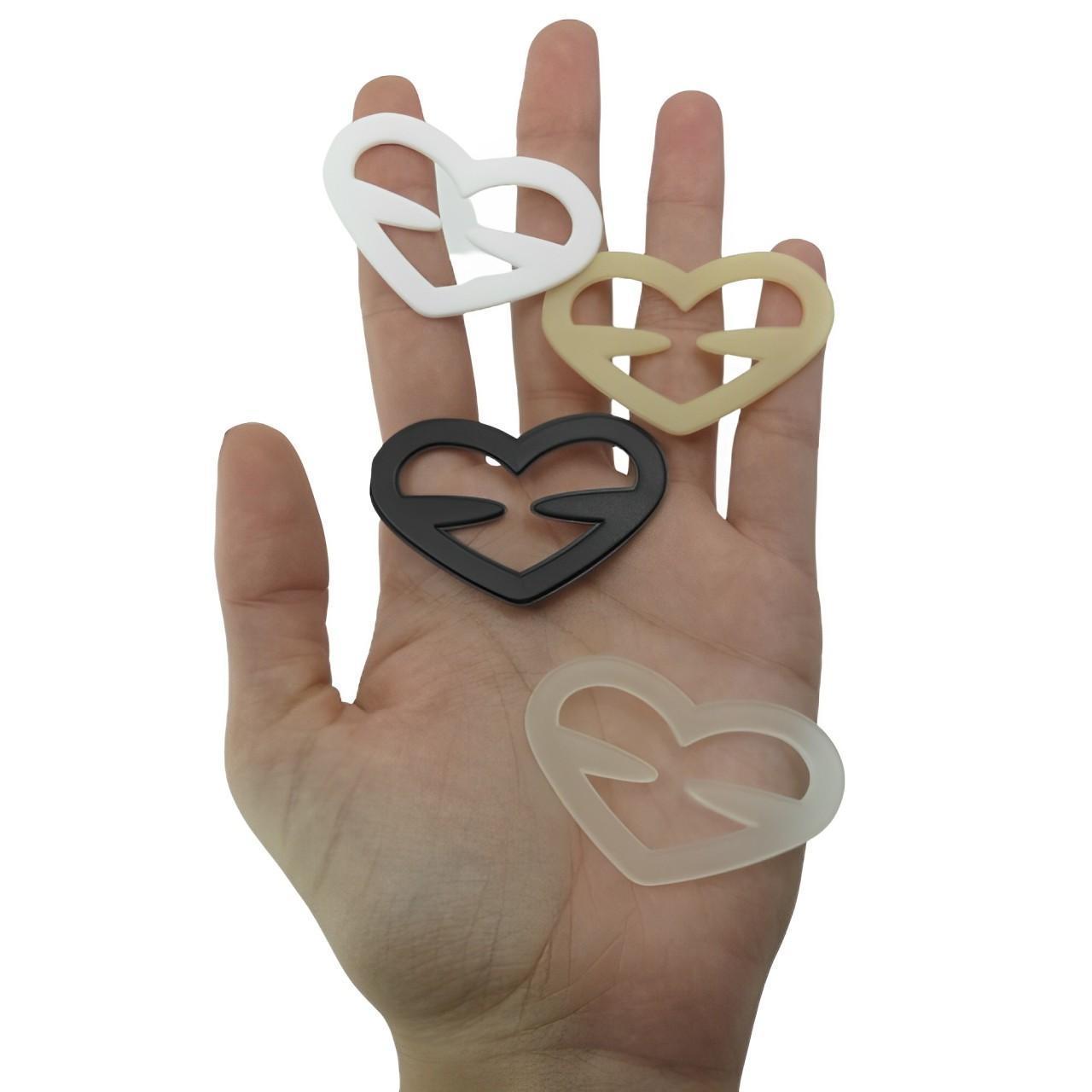 Miniatura Clip Coração Para Prender E Esconder Alça De Sutiã