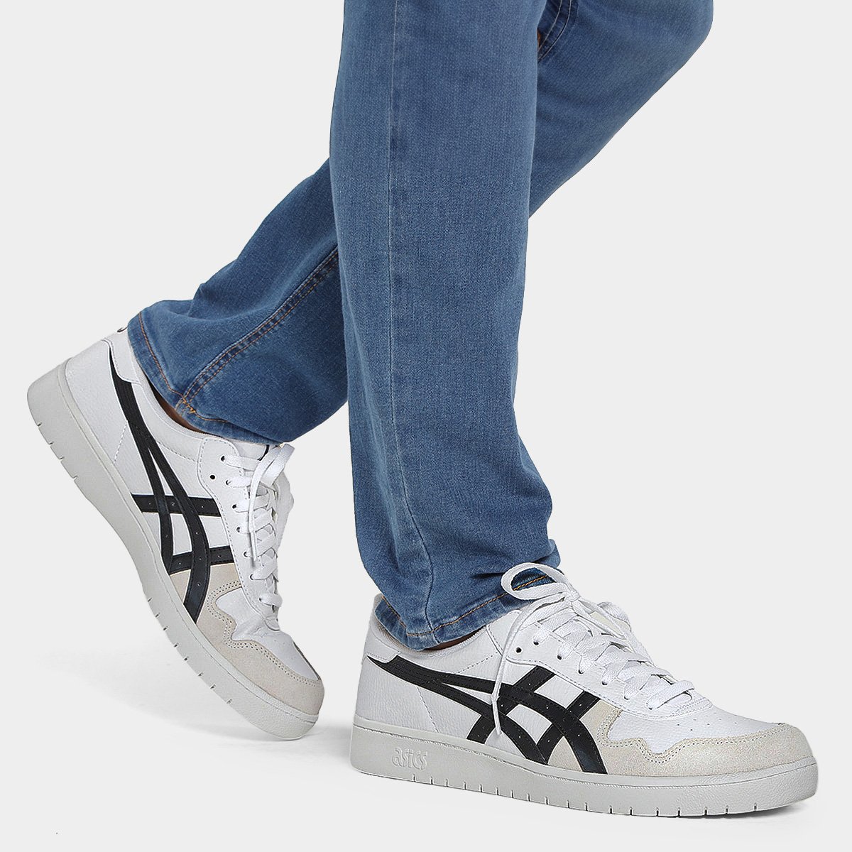 Miniatura Tênis Asics Japan S I Masculino Branco+Preto - 39