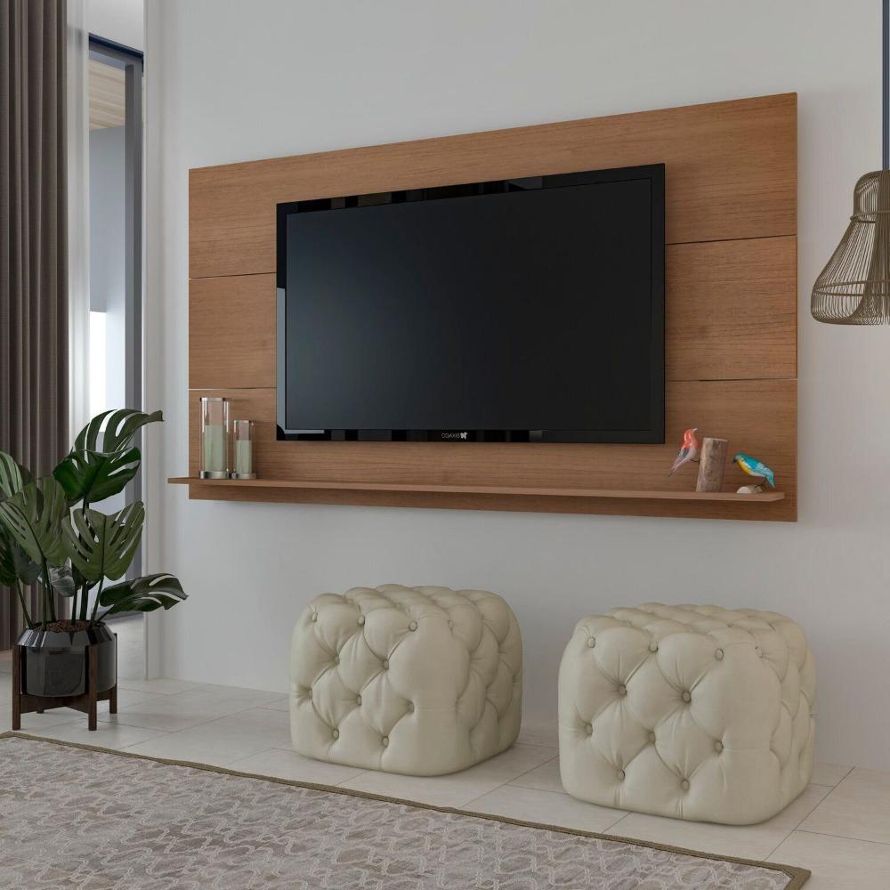 Miniatura Painel para Tv até 60 Polegadas com Suporte Universal Slim Cinamomo