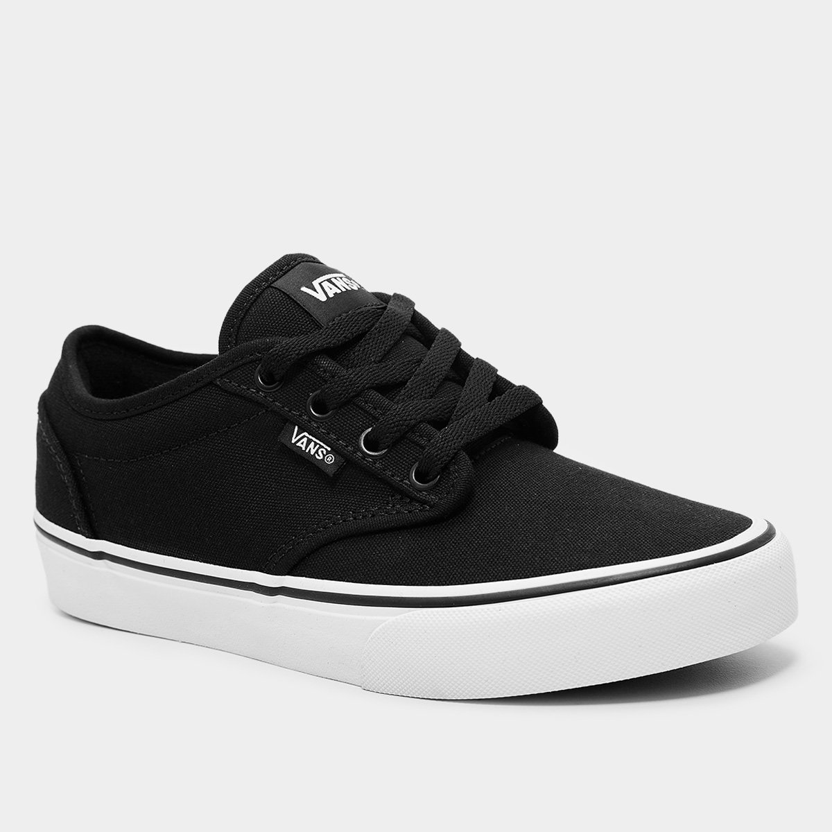 Miniatura Tênis Vans Atwood Feminino Preto+Branco - 34