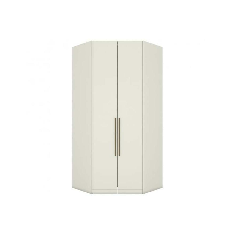 Miniatura Guarda Roupa Closet De Quarto De Canto Oblíquo Mc05 Seletto C- 2 Portas E 3 Gavetas Areia - Henn