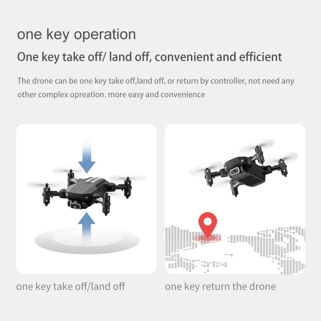 Miniatura Mini Drone Com Voo Profissional, Sensor Estável, Câmera 4K