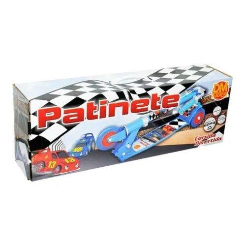 Miniatura Patinete Dm Toys Corrida Divertida Azul