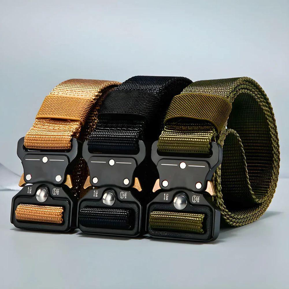 Cinto Tático Militar Com Fivela De Metal Design Moderno E Funcional