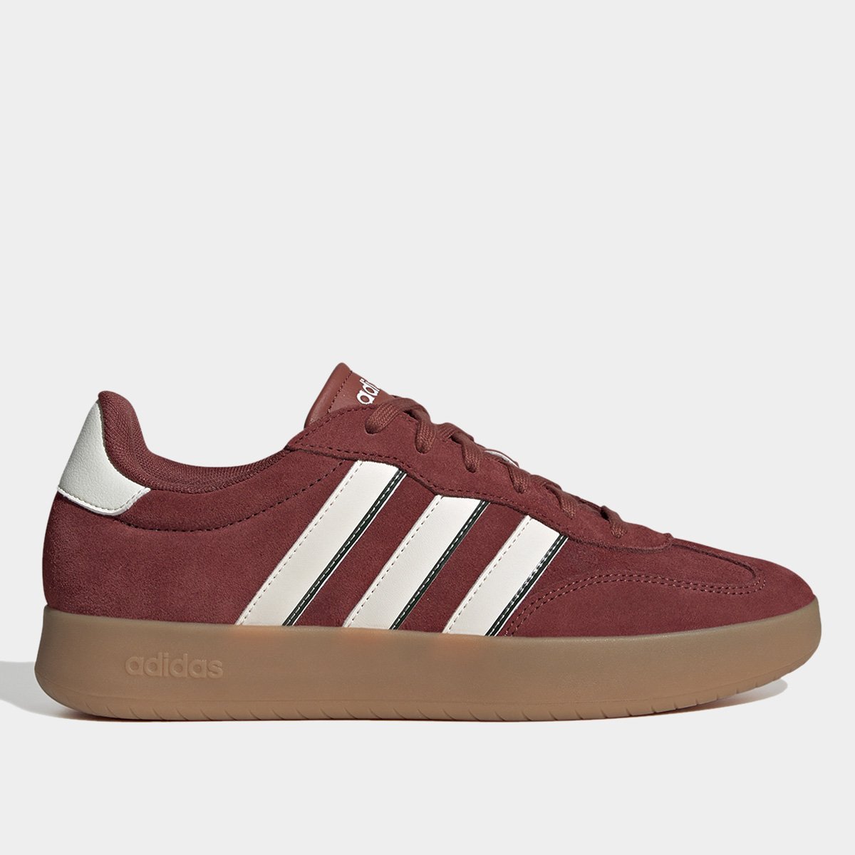 Miniatura Tênis Adidas Barreda Masculino Vermelho+Branco - 38