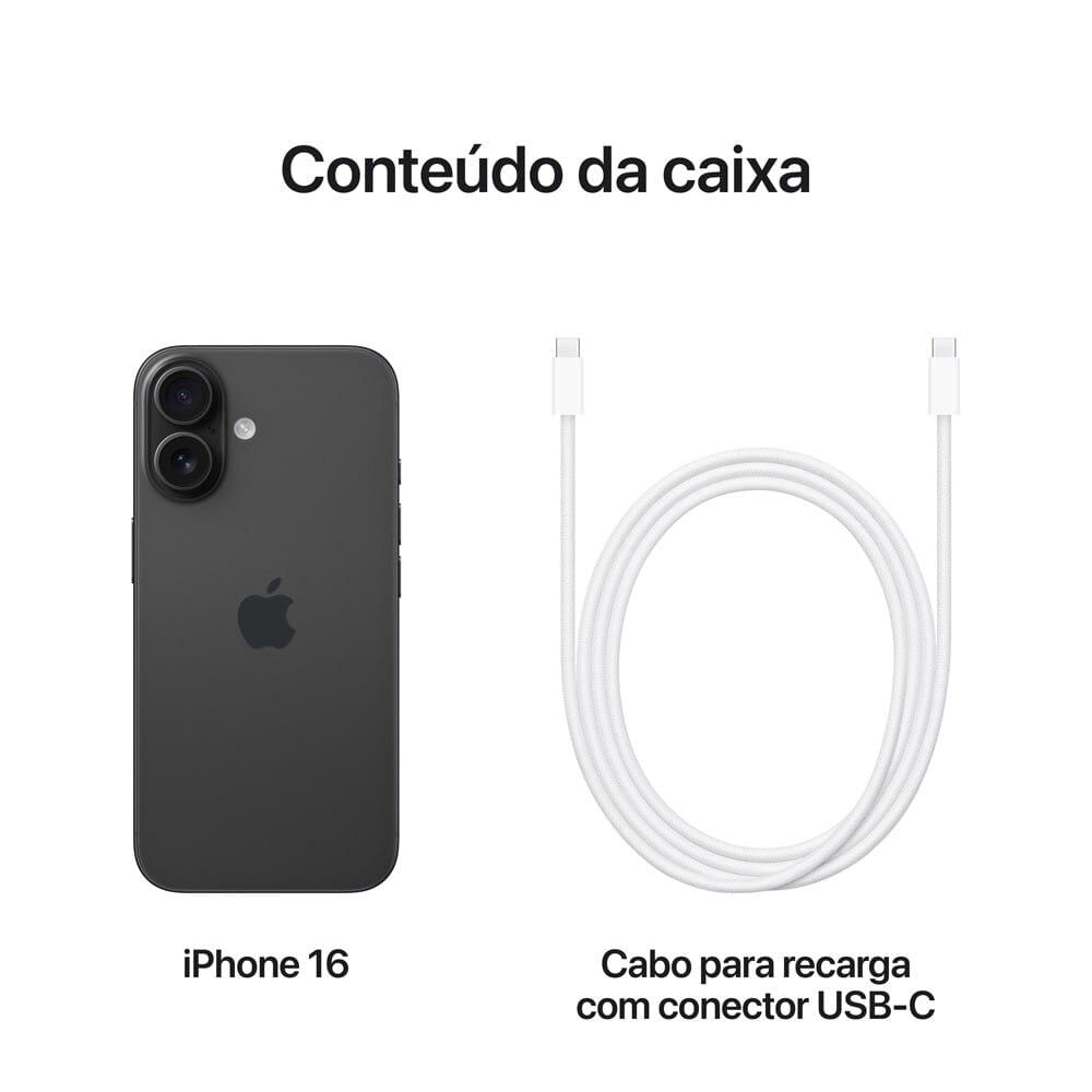 Apple iPhone 16 128GB Preto
